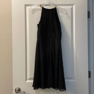 WHBM gold neck dress